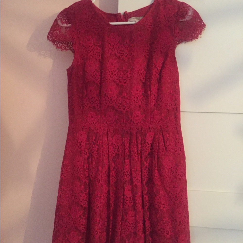 Forever 21 Berry Lace Dress
